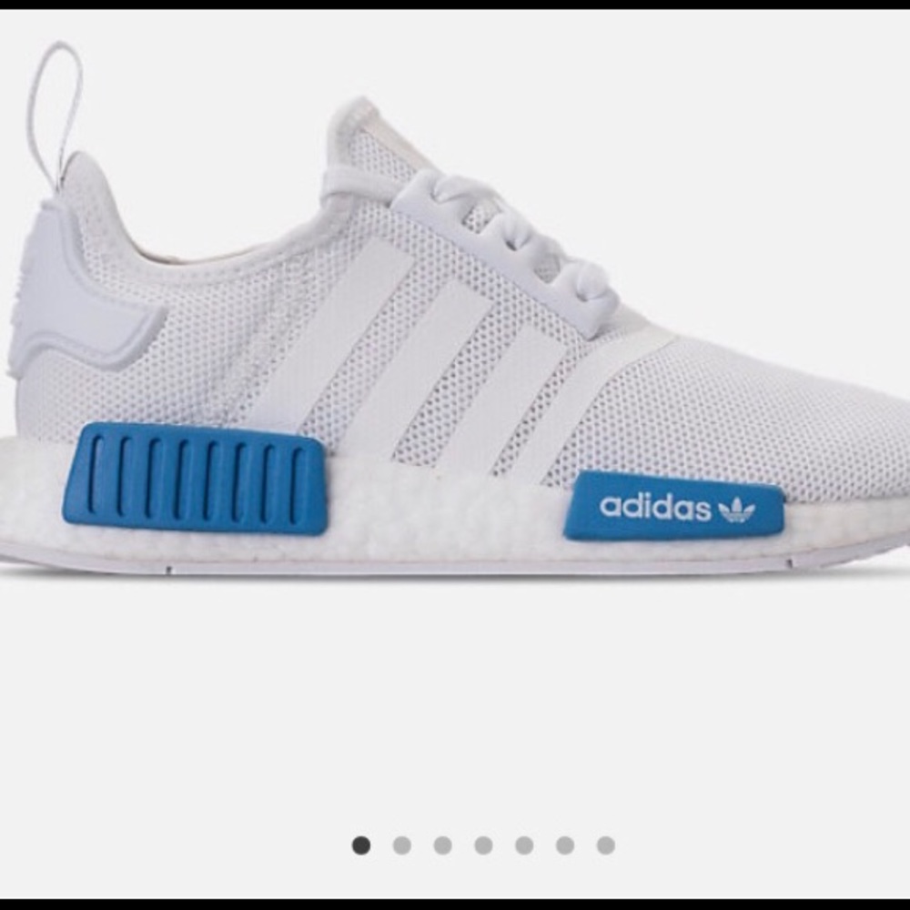 ADIDAS NMD RUNNER WHITE/AQUA SIZE 6